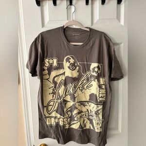 Lucki S*x M*ney D*ugh Tour Merchandise Men’s Grey Tour T-Shirt Size Large BNOT